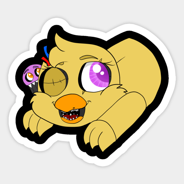 Nightmare Chica Sticker by TyphoonCinema